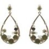 Boucles d' oreilles papillon Grey-Black - 3242-10978