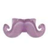 Bague moustache en acrylique, 2096, mauve Mauve - 3293-11330