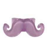 Bague plastique pour femme, fille Moustache