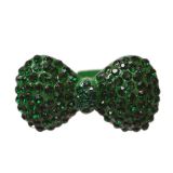 Anello di Metallo Cravatta a Farfalla XL BA18 Verde