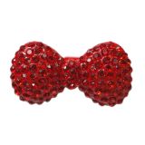 Ring Metal Infinite Bow Tie XL BA18 Red