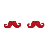 Boucles d'oreilles moustache en acrylique, 2094