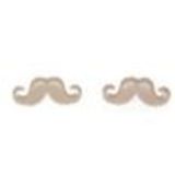 Boucles d'oreilles moustache en acrylique, 2094 saumon Saumon - 3470-12340
