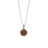 Collier shamballa, strass, A087-1 Brown - 3714-13987