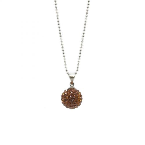 Collier femme, Coeur en strass, XS-2259