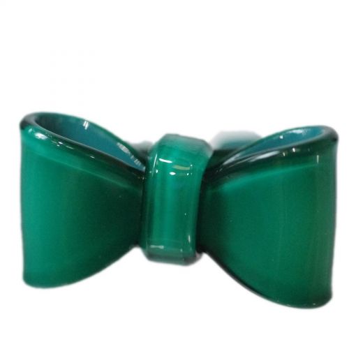 Bague acrylique Noeud Papillon AOS-4 Vert - 3835-14815