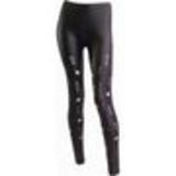 Legging halb offen, 5066 BLACK