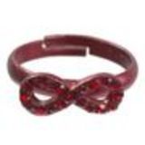 Bague fantaisie, Noeud Papillon, Rojo - 5250-18253