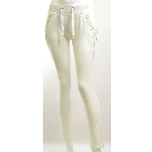 Chic pantalone sportivo 5335 BIANCO