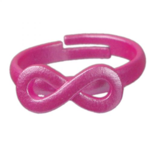 Anillo de Metal Infinito 4774 Neón Rosa