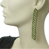 Boucles d'oreilles 6406 Vert