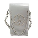 Sacs pour smartphone strass, Peace and Love, 6451 Gris