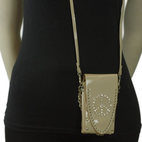 3 in 1 bags for smartphone, stars, rivets, rhinestones