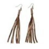 earrings 6412 Brown-Gold