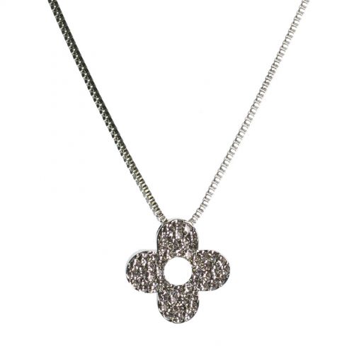 Collier femme, Coeur en strass, XS-2259