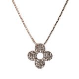 Collier femme, Coeur en strass, XS-2259