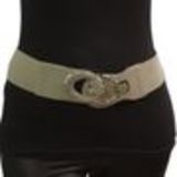 Ceinture élastique, Noeud papillon, LD3883 Grey - 7791-22951