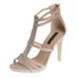 Königin Vivi Linie Strass Pumps, Beige 8230