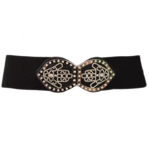 Ceinture élastique, Noeud papillon, LD3883 Negro - 8582-24871