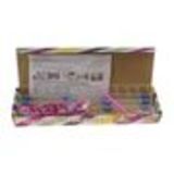 Party - 12 x Lote de 600 pulseras elásticas + ganchos + clips S - para la pulsera Loom - 100% compatible con Rainbow Loom, Cra-Z