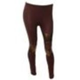 Legging cotton, 9329 Chocolat-Doré