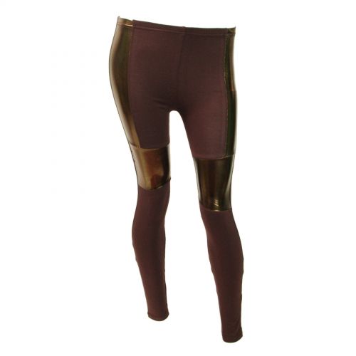 Legging cotton, 9329 Chocolat-Doré