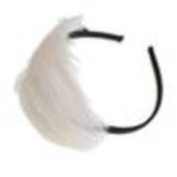 Serre-tête plumes 9396 Blanc - 9396-26436