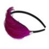 Serre-tête fleurs strass, Bleu Fuchsia - 9396-26440