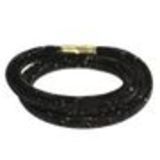 Crystal Wrap Bracelet golden Shaphia 9389 Black - 9397-26444