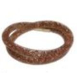 Bracelet Wrap Cristal Shaphia doré 9389 Marron - 9397-26448