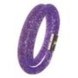 Bracelet glittering rhinestone crystal 9389 Silver Purple - 9408-26516