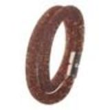 Bracelet Wrap Cristal Shaphia Argenté, 9389 Marron - 9408-26518