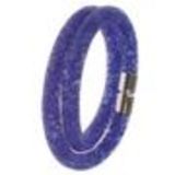 Bracelet glittering rhinestone crystal 9389 Silver Blue cyan - 9408-26520