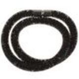 Collier ou Bracelet, tresse, AON-12 Black (Black) - 9408-26524