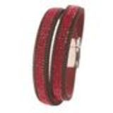 Bracelet double tours de strass cristal, 8788 Rouge Rouge - 8788-26647