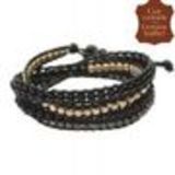 5218 bracelet Black (Black, Grey, Golden) - 9424-26664