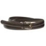 2 cm large women leather belt, AMELIA