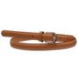 2 cm large women leather belt, AMELIA