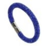 Bracelet double tours similicuir 3350 Vert fluo Bleu cyan - 9445-26916