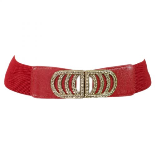 Ceinture élastique 6cm boucle à strass ALEXANDRINE