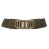 ALEXANDRINE elastic 6cm large belt Grey - 9179-26983