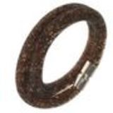 Bracelet Wrap Cristal Shaphia Argenté, 9389 Noir (Marron) - 9408-27186