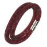 Collier ou Bracelet, tresse, AON-12 Black (Red) - 9408-27187