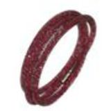 Slim multi-rows wrap bracelet Sila Black (Red) - 9485-27308