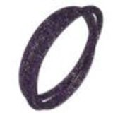 Collier ou Bracelet, tresse, AON-12 Black (purple) - 9485-27309