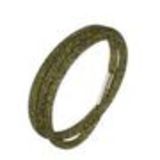 Slim multi-rows wrap bracelet Sila Black (kaki) - 9485-27316