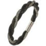 Bracelet Twist Crystal Dust Argenté 9487 Noir-blanc - 9487-27333