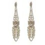 Boucles d'oreilles Noeud papillon strass cristal 9499 Doré - 9499-27466