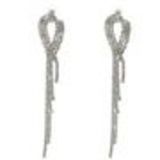 Boucles d'oreilles longues cristal 9502 Argenté - 9502-27475