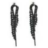 Boucles d'oreilles cristal 9503 Noir - 9503-27479